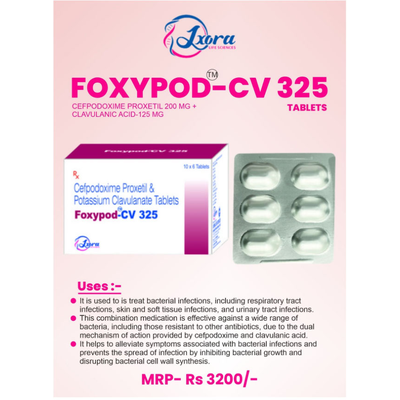 Foxypod CV 325 Tablets