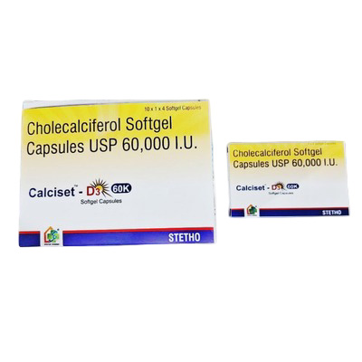 Calciset D3 60K Softgel Capsules