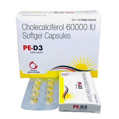 PE D3 Softgel Capsules