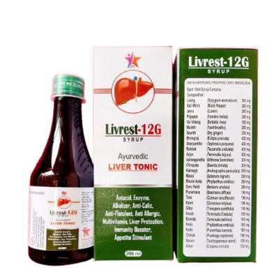 Livrest 12G Ayurvedic Syrup