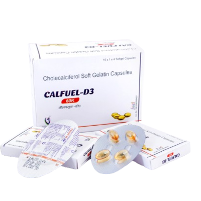Calfuel D3 60K Softgel Capsules