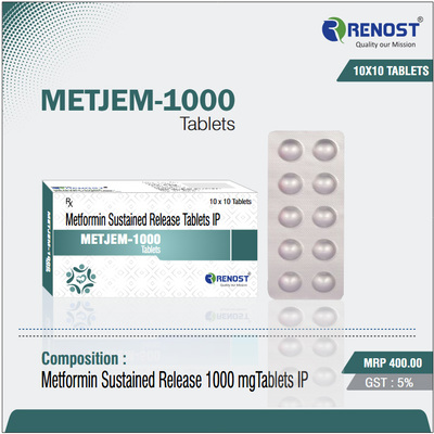 Metjam 1000 Tablets